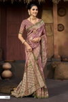 Sandalwood Satin Saroski Vol 1 By Saroj Satin Silk Wholesale Saree In India